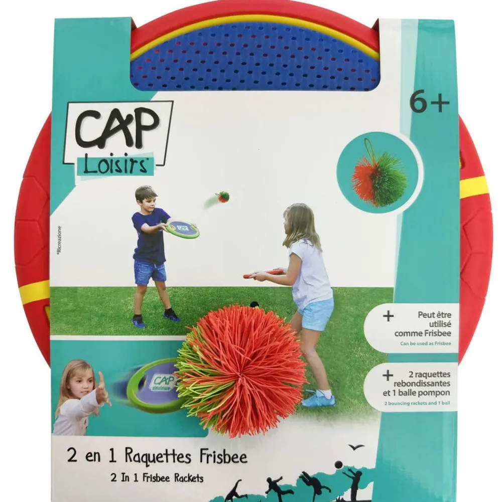 CAP 2 en 1 raquettes Frisbee^ Sports Et Ballons
