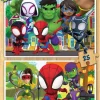Educa Borras 2 Puzzles Disney De 25 Pièces En Bois Spidey Et Hi^Enfant Puzzles Bébés Et Enfants