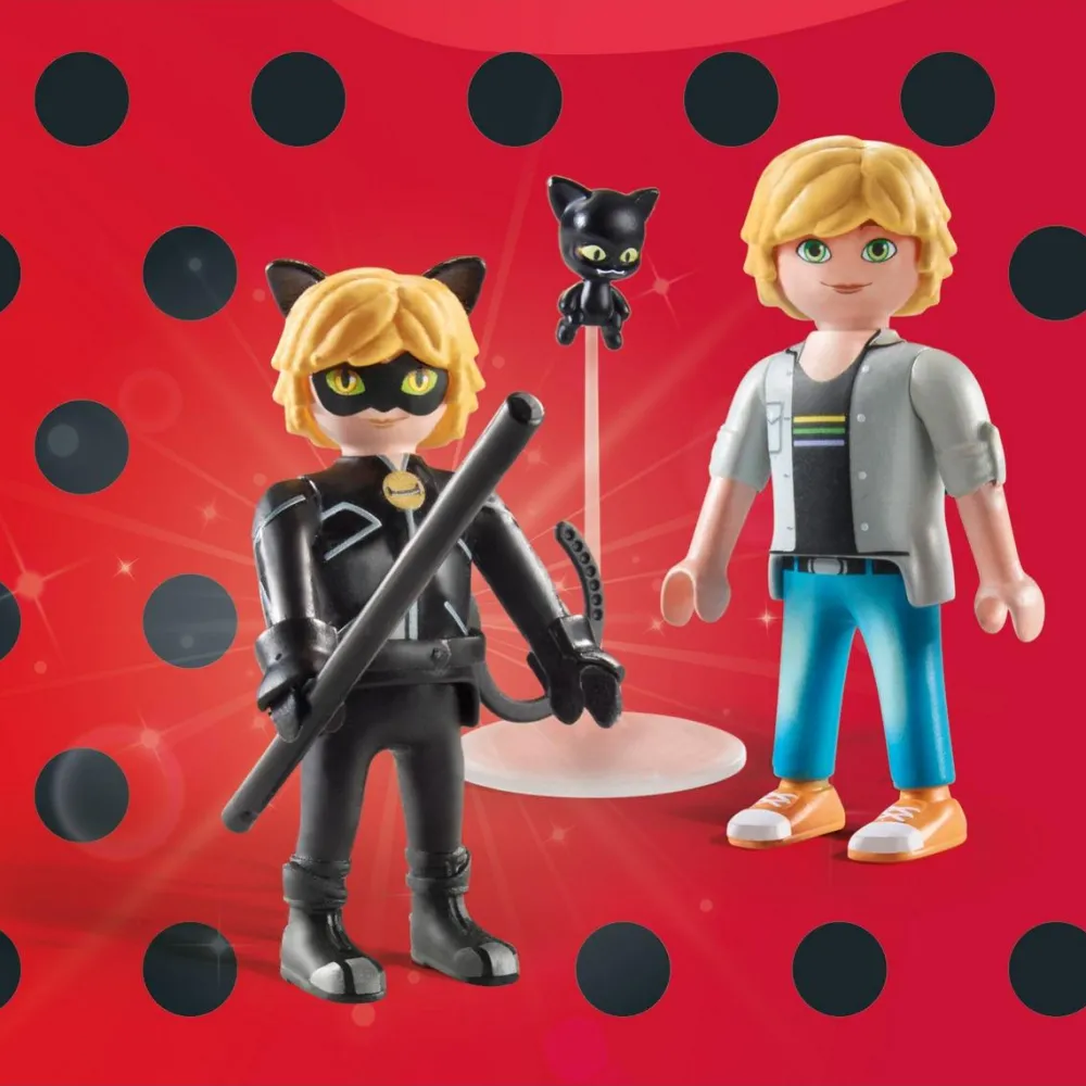 Playmobil Adrien & Chat Noir - Miraculous 71337^ Les Héros Et Personnages