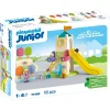 Playmobil Aire de jeu avec toboggan géant Junior 71703^ La Ville, La Police Et Les Secours