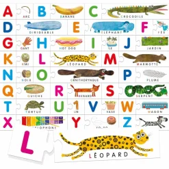 Headu Alphabet tactile Montessori^ Apprentissage Des Lettres Et Écritures