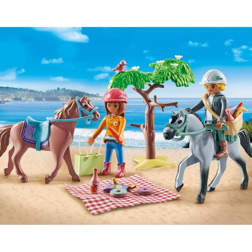 Playmobil Amélia et Ben avec chevaux - Horses of Waterfall 71470^ Ferme, Univers Agricoles Et Animaux|Les Animaux