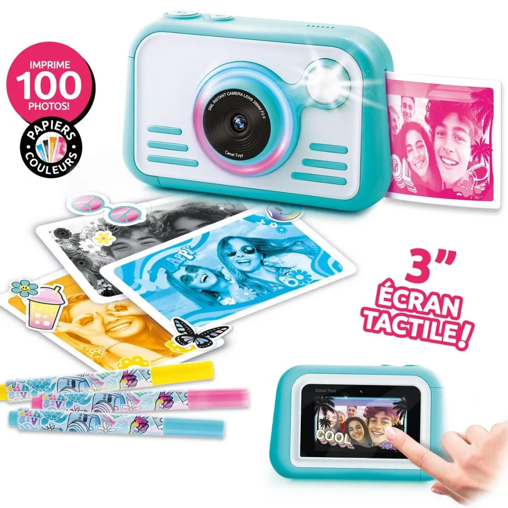 Canal Toys Appareil photo instantané 2.0 - 3 en 1 - Photo creator^ Appareils Photos Et Vidéo