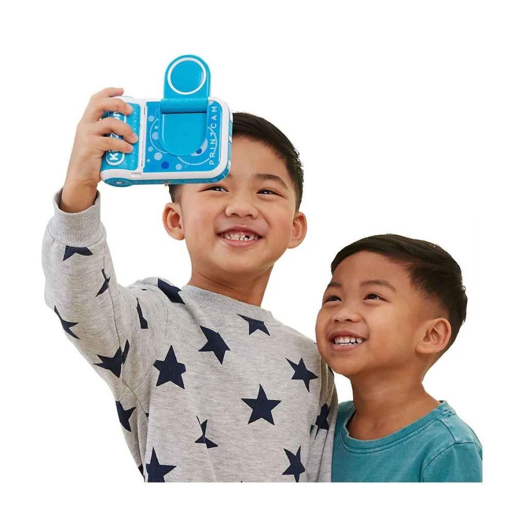VTech Appareil photo Kidizoom Print Cam bleu^ Appareils Photos Et Vidéo