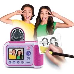 VTech Appareil Photo Kidizoom Print Cam Couleur Rose^ Appareils Photos Et Vidéo
