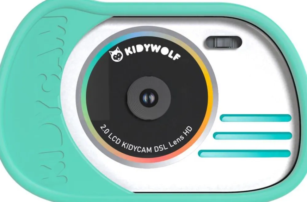 KIDYWOLF Appareil photo étanche turquoise Kidicam^ Appareils Photos Et Vidéo