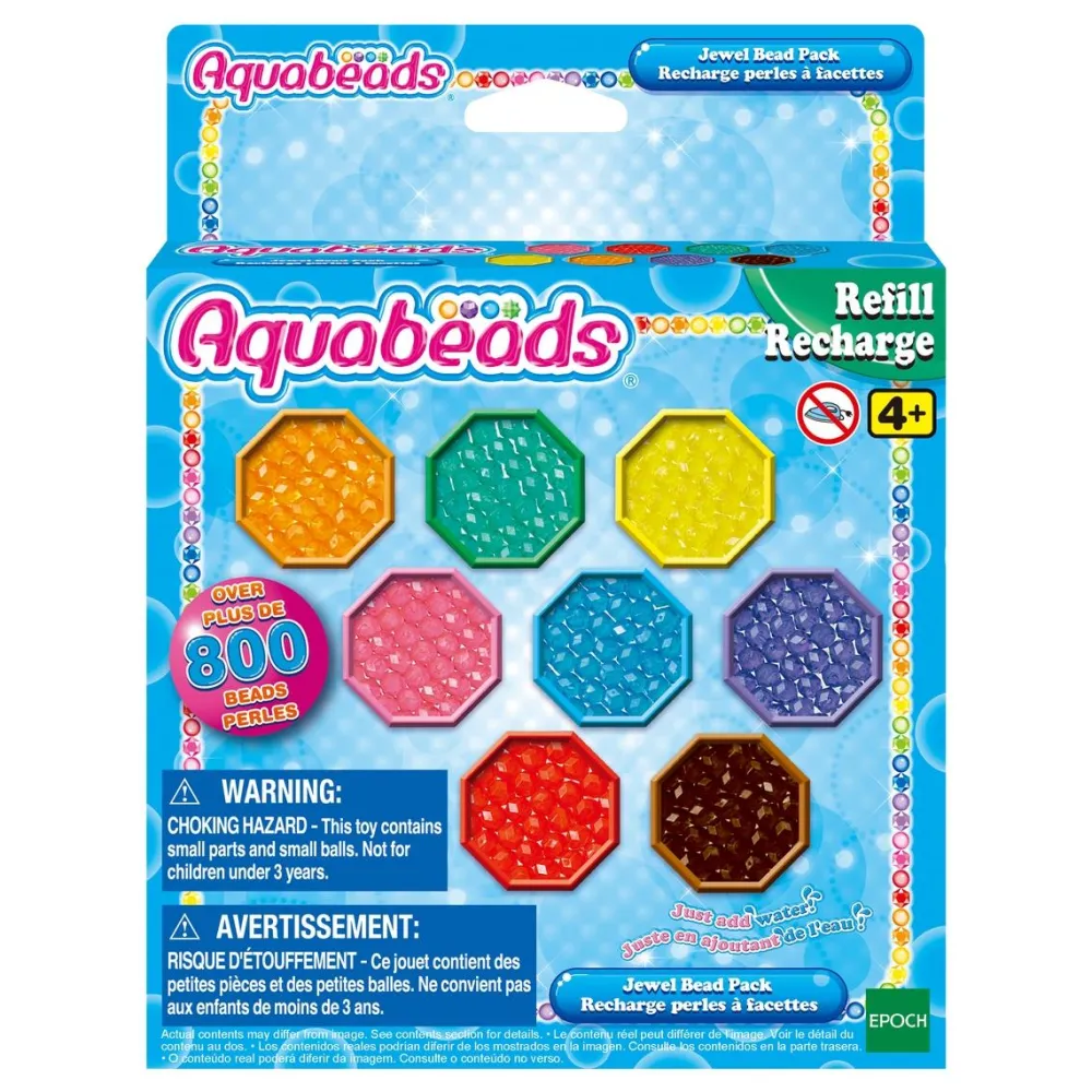 Aquabeads : recharge de perles à facettes^ Perles, Bijoux Et Perles À Repasser