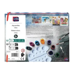 CREA & CIE Aquarelle jolies villes^ Peinture