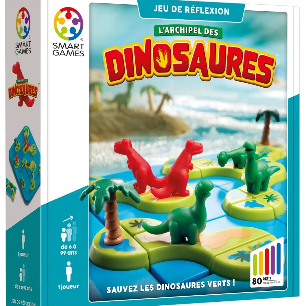 Smart Games Archipel Des Dinosaures -^ Jeux De Stratégie Et De Réflexion