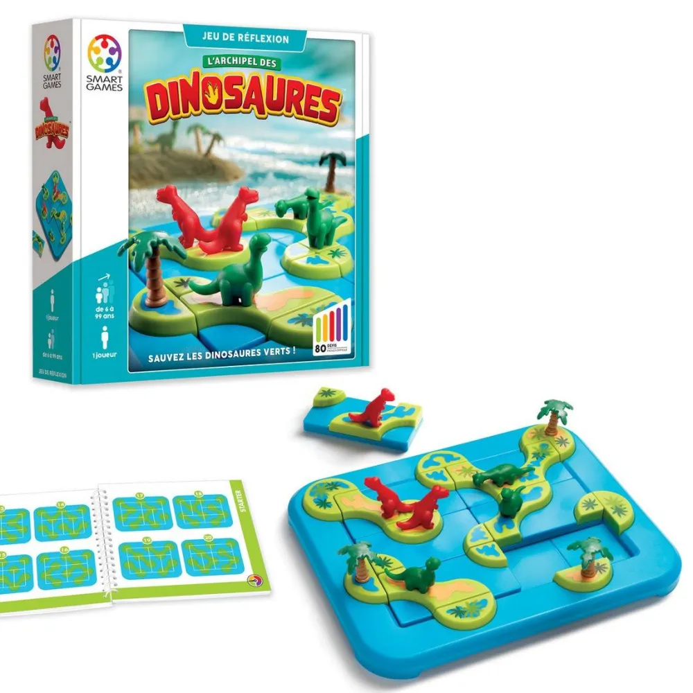 Smart Games Archipel Des Dinosaures -^ Jeux De Stratégie Et De Réflexion