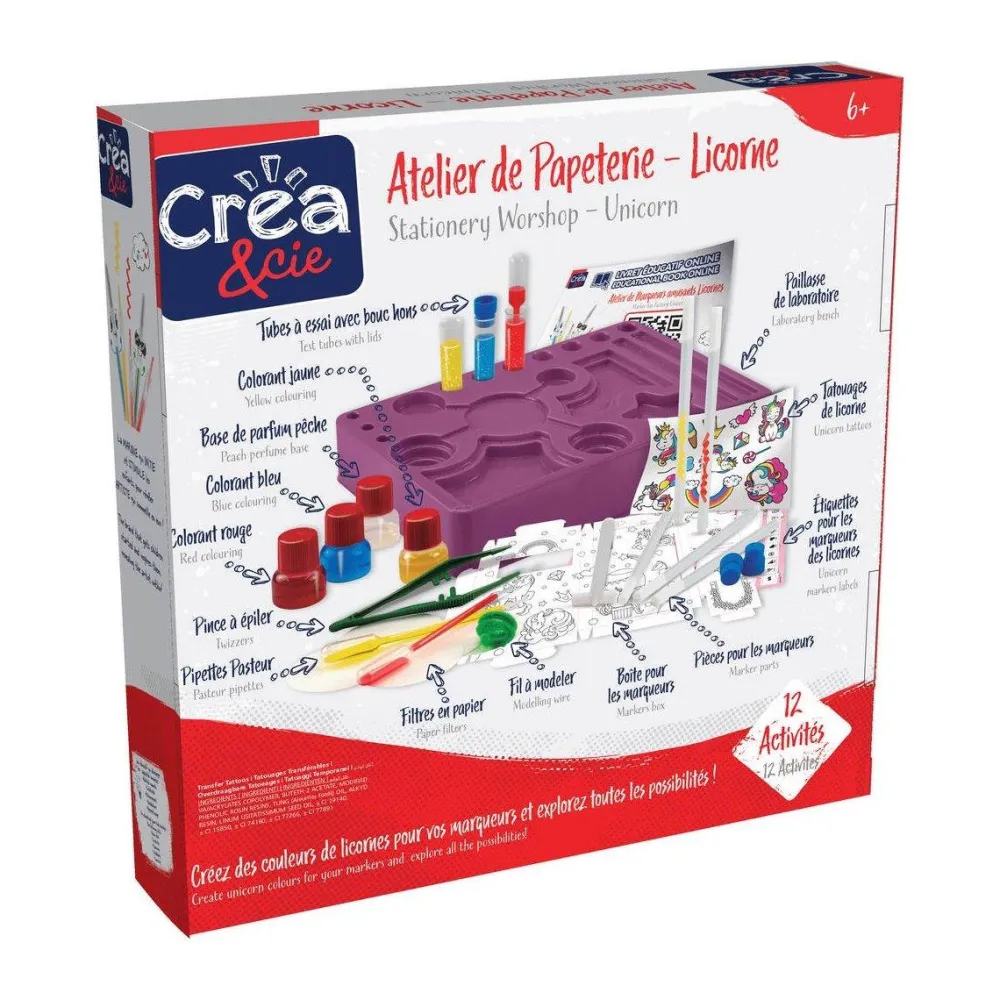 CREA & CIE Atelier de papeterie licorne^ Papeterie