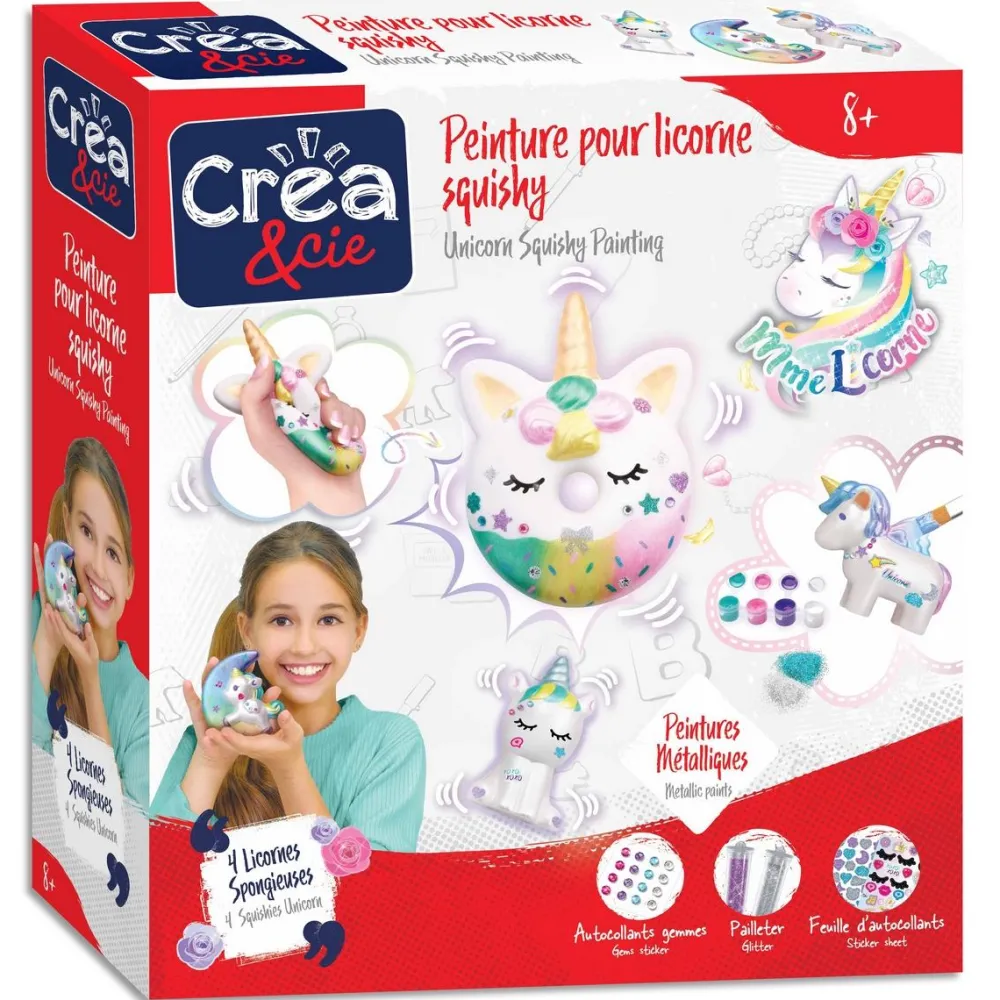 CREA & CIE Atelier de peinture - Licorne Squishy - Créa & Cie^ Peinture