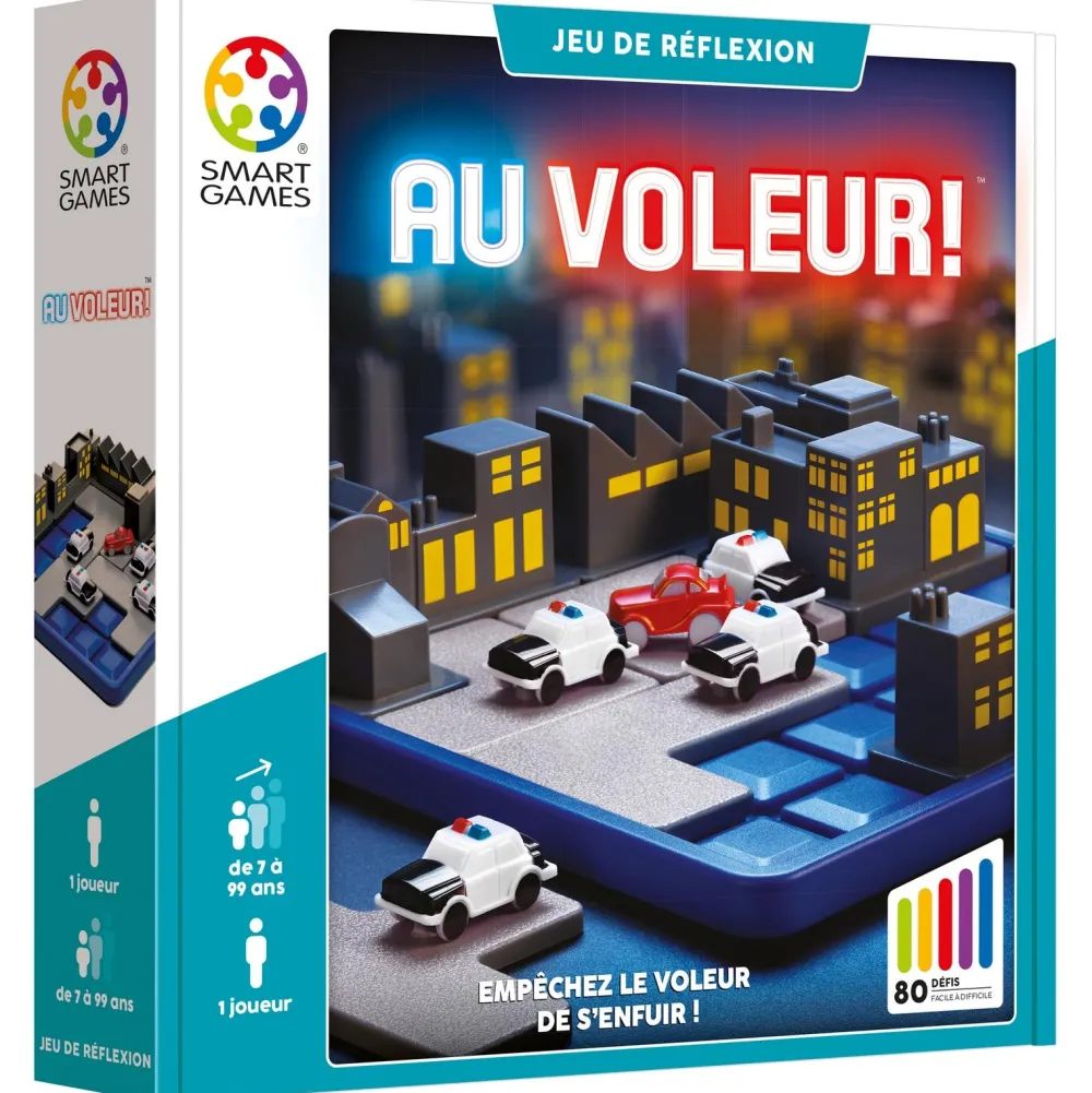 Smart Games Au voleur 60 défis^ Jeux De Stratégie Et De Réflexion