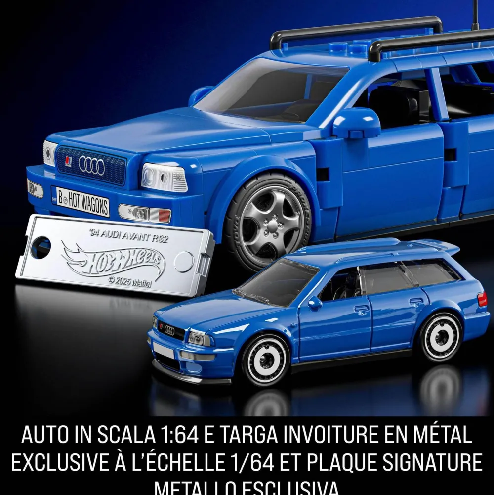 Mattel Audi 94 vant RS2 à construire Hot Wheels - Brick Shop^ Sport Et Aventures