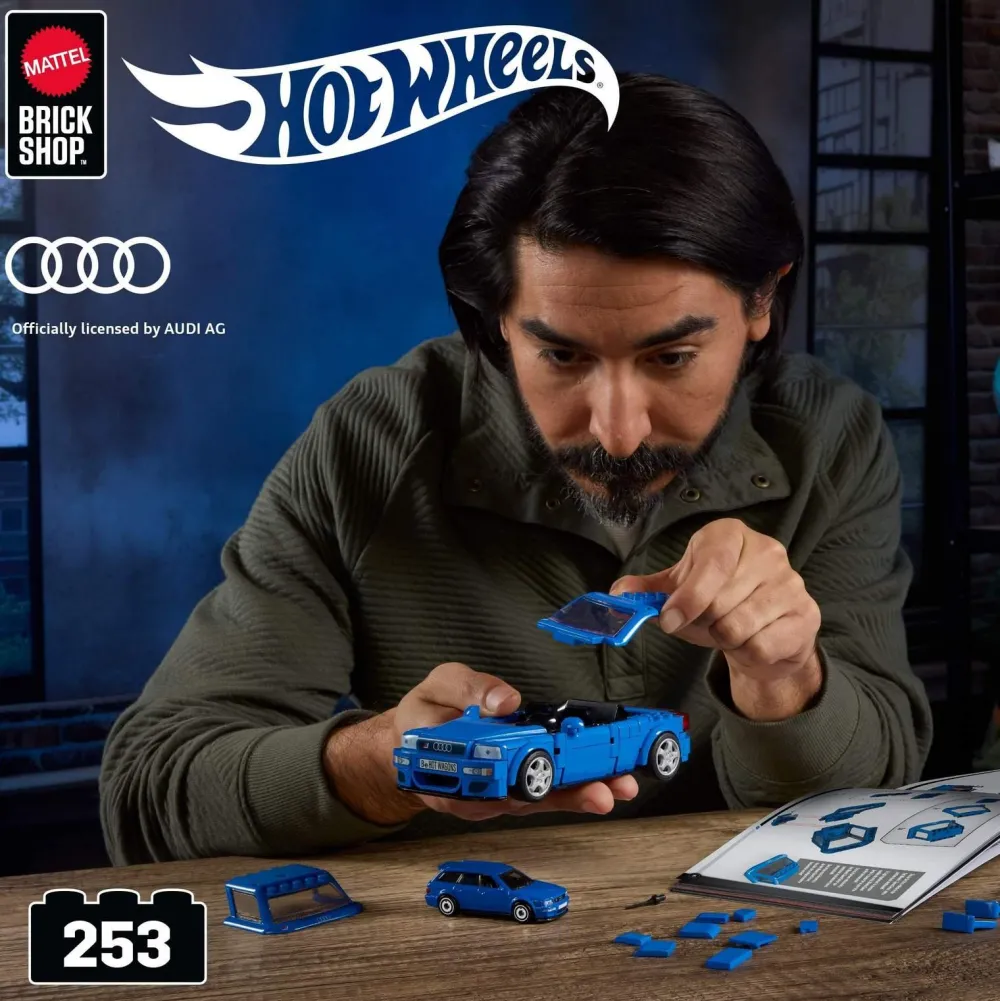 Mattel Audi 94 vant RS2 à construire Hot Wheels - Brick Shop^ Sport Et Aventures