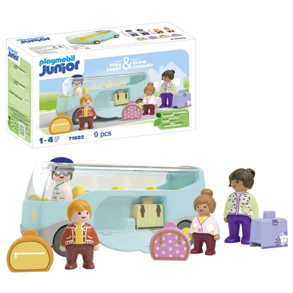 Playmobil Autocar de voyage Junior 71682^ La Ville, La Police Et Les Secours