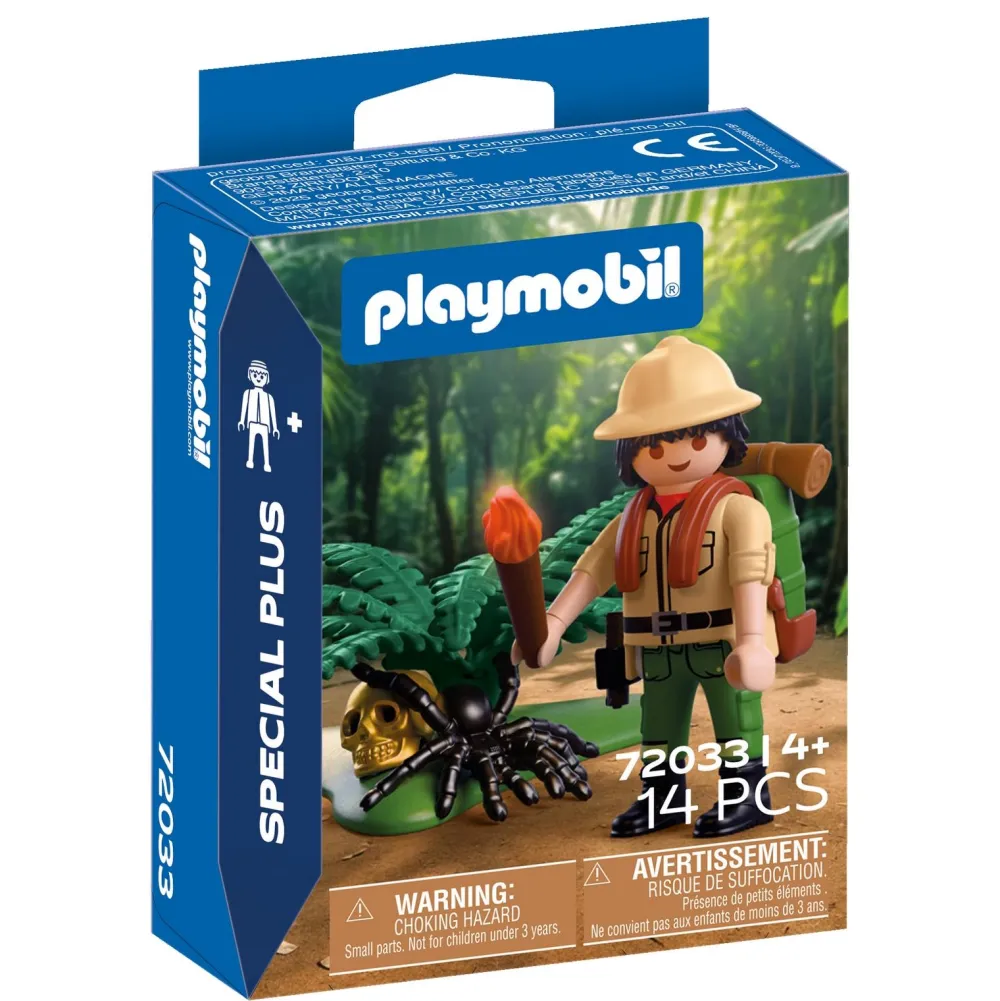 Playmobil Aventurier & araignée Spécial Plus 72033^ Les Pirates, Chevaliers, Cowboys Et Indiens