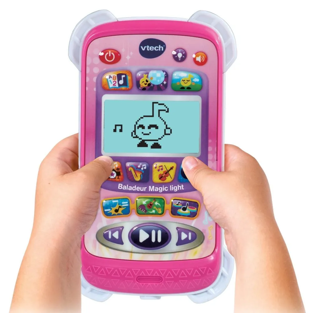 Varta Baladeur Magic Light rose^ Karaoké, Lecteurs Cd Et Mp3 Et Casques