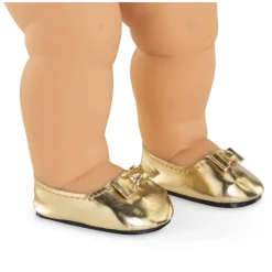 Corolle Ballerines Dorées Mon grand poupons 36 cm^ Vêtements Pour Poupons Et Poupées