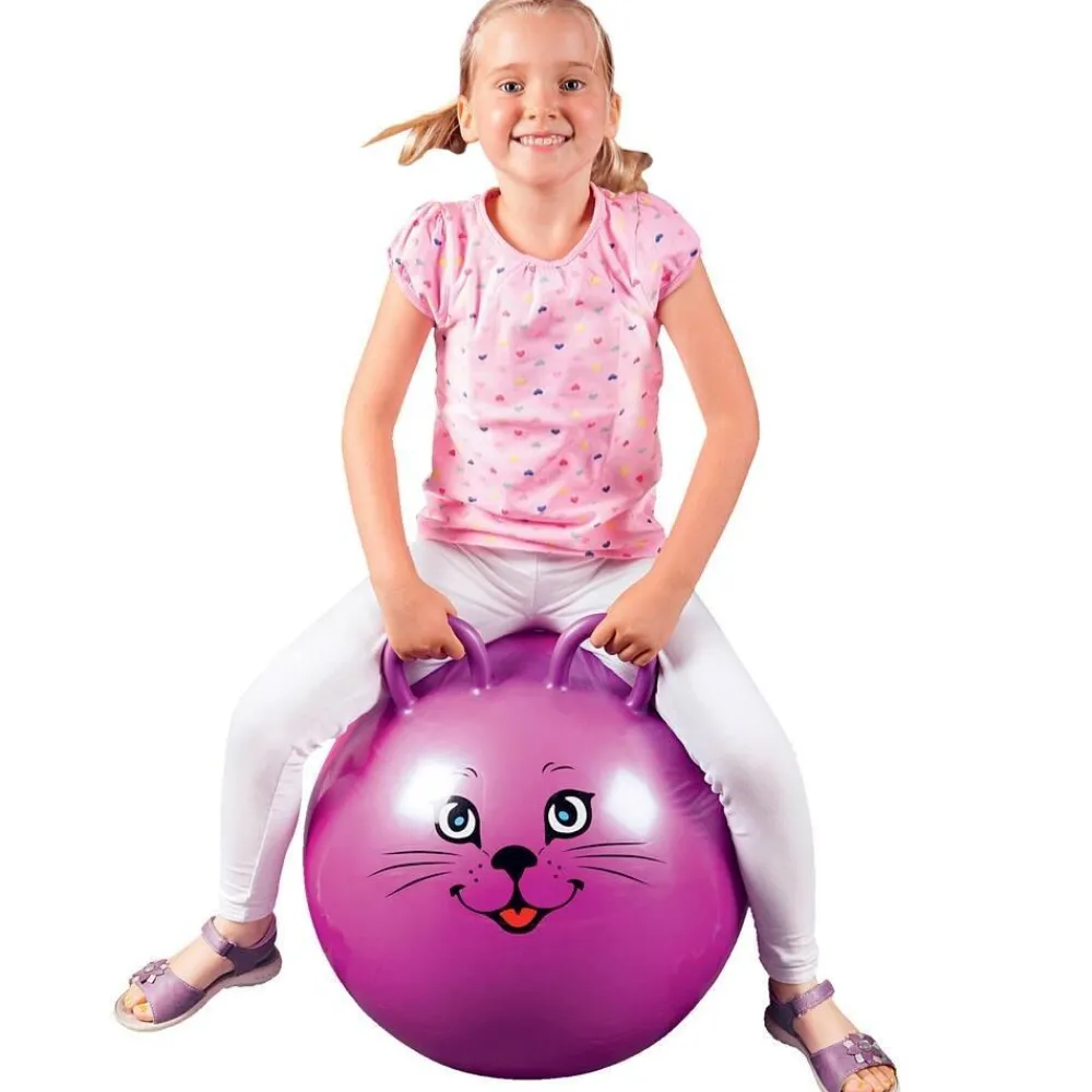 CAP Ballon Sauteur Motif Chat - Dès 3 Ans^ Maisons, Toboggans Et Jeux D'Extérieur