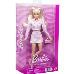 Mattel Barbie deluxe style tenue tailleur rose zèbré^ Poupées Mannequins