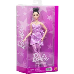 Mattel Barbie deluxe style tenue rose étoile^ Poupées Mannequins