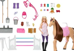Mattel Barbie Ecurie de rêve avec accessoires^ Poupées Mannequins