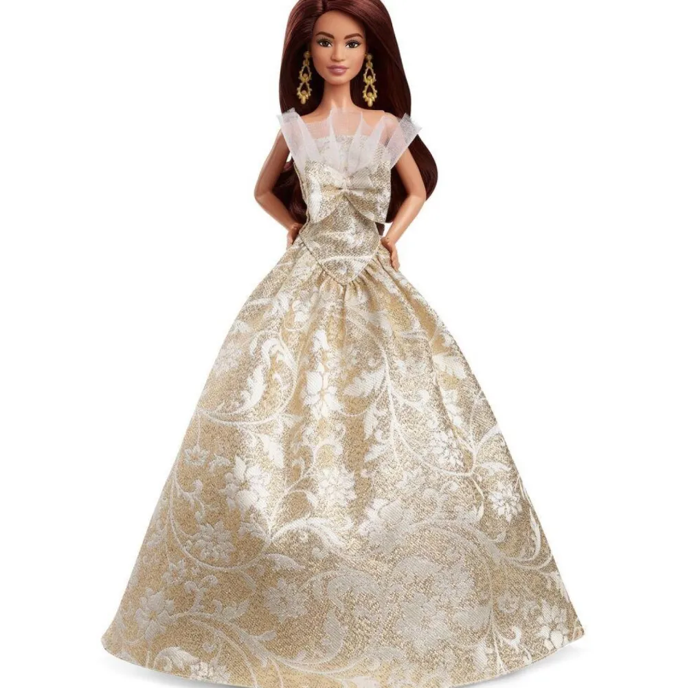 Mattel Barbie Joyeux Noël 2025 Châtain^ Poupées Mannequins