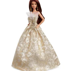 Mattel Barbie Joyeux Noël 2025 Châtain^ Poupées Mannequins