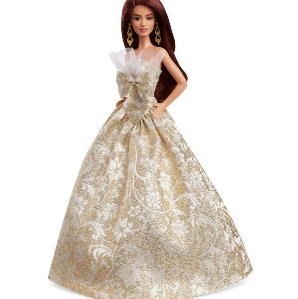 Mattel Barbie Joyeux Noël 2025 Châtain^ Poupées Mannequins
