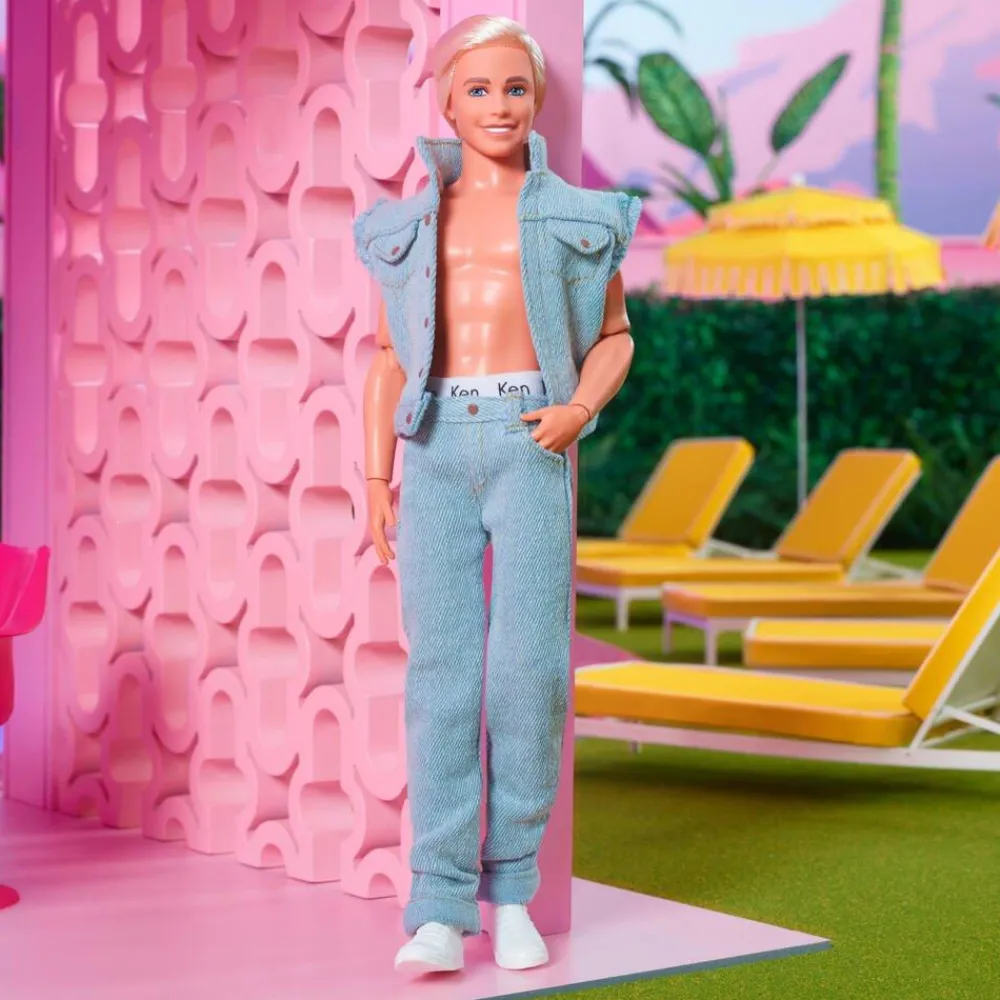 Mattel Barbie le film : poupée Ken tenue en jean^ Poupées Mannequins