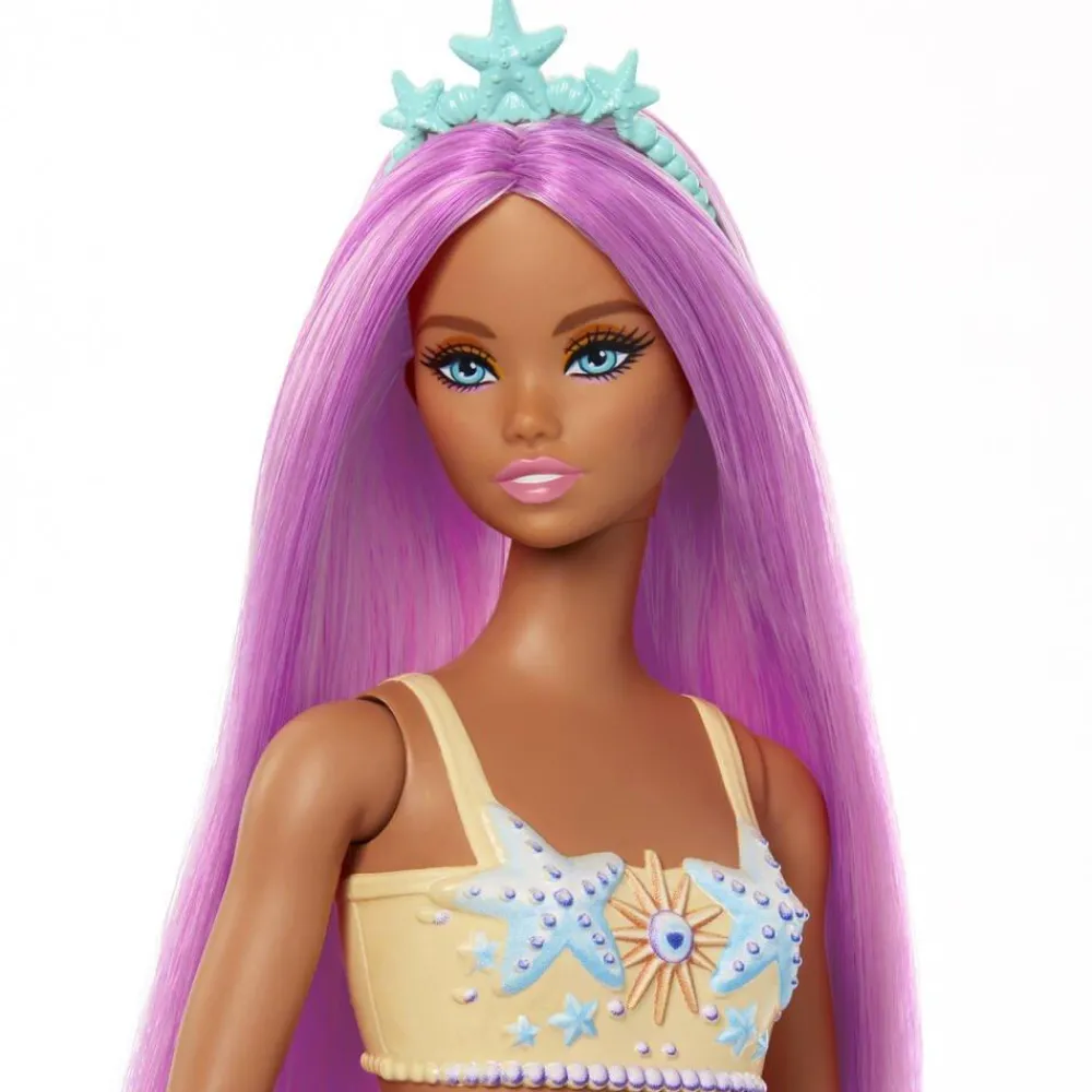 Mattel Barbie Sirène Rose^ Poupées Mannequins