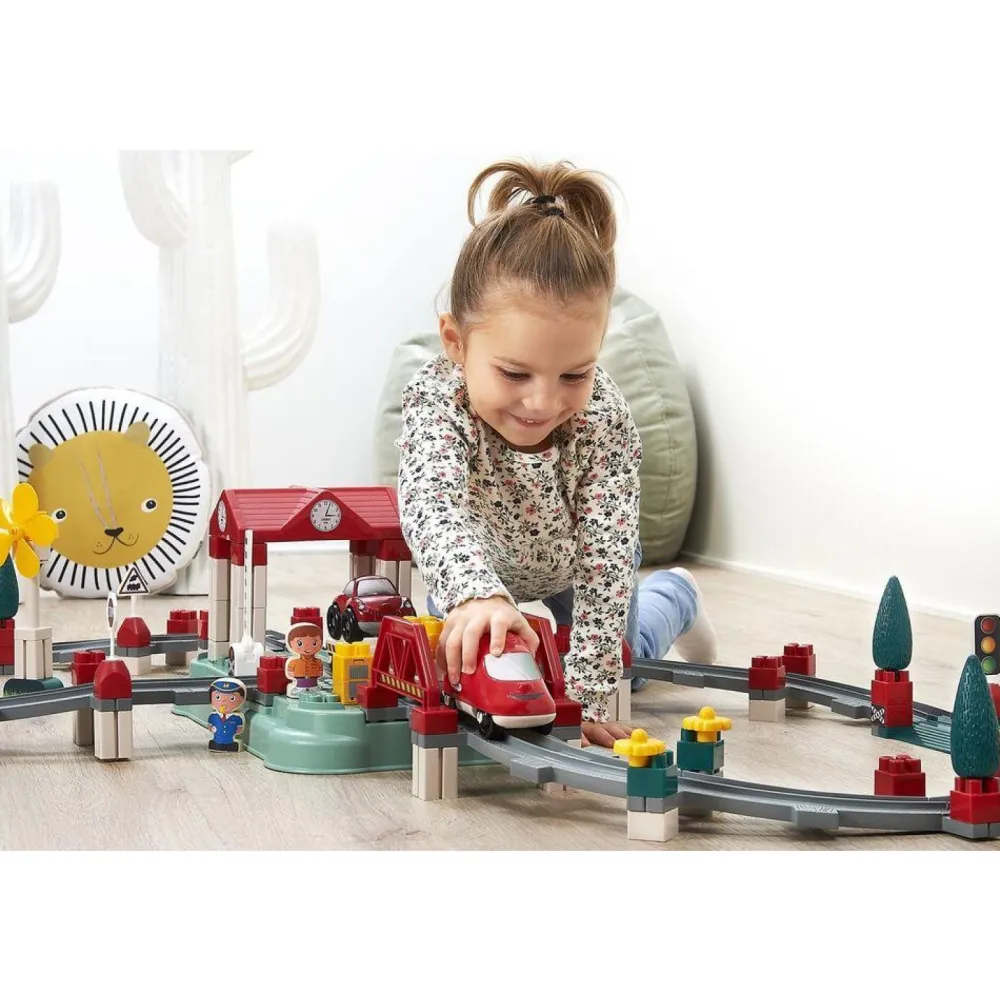 Ecoiffier Baril circuit train Abrick^ Jeux De Trains, Circuits Et Accessoires