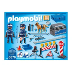 Playmobil Barrage de police - City Action 6878^ La Ville, La Police Et Les Secours