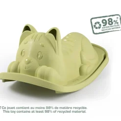 Smoby Bascule chat vert life^ Maisons, Toboggans Et Jeux D'Extérieur