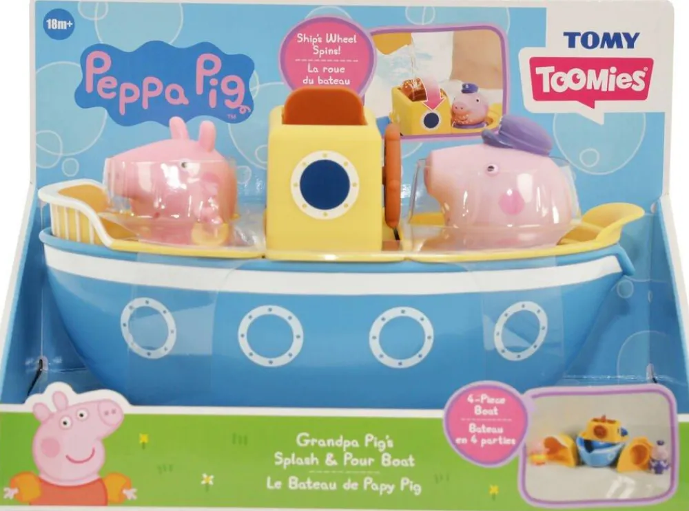 Varta Bateau De Papy Pig Toomies^ Jouets De Bain