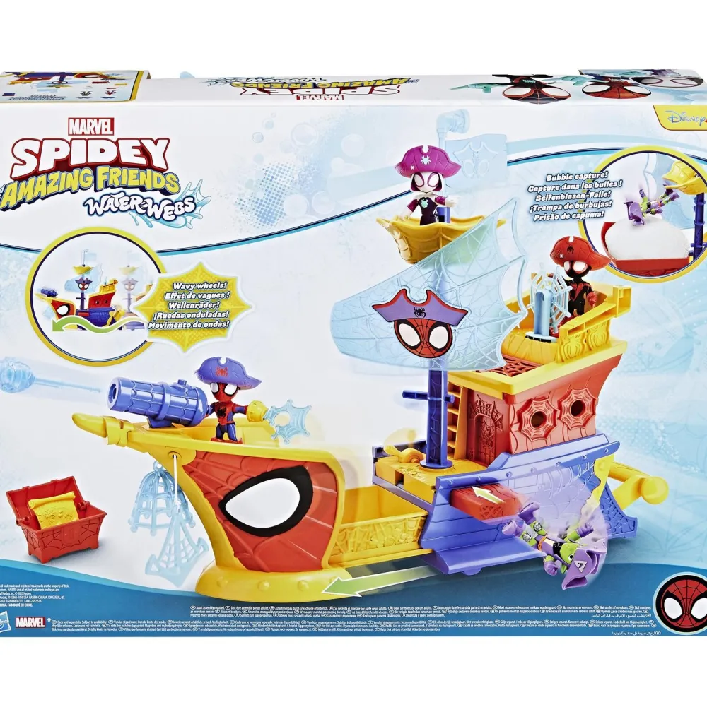 Hasbro Bateau de pirates à bulles - Spidey Waterwebs^ Les Héros Et Personnages
