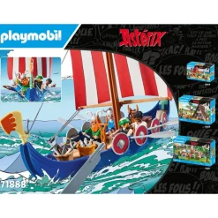 Playmobil Bateau des pirates Astérix 71888^ Les Héros Et Personnages