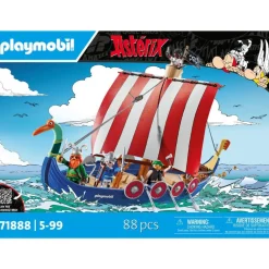 Playmobil Bateau des pirates Astérix 71888^ Les Héros Et Personnages