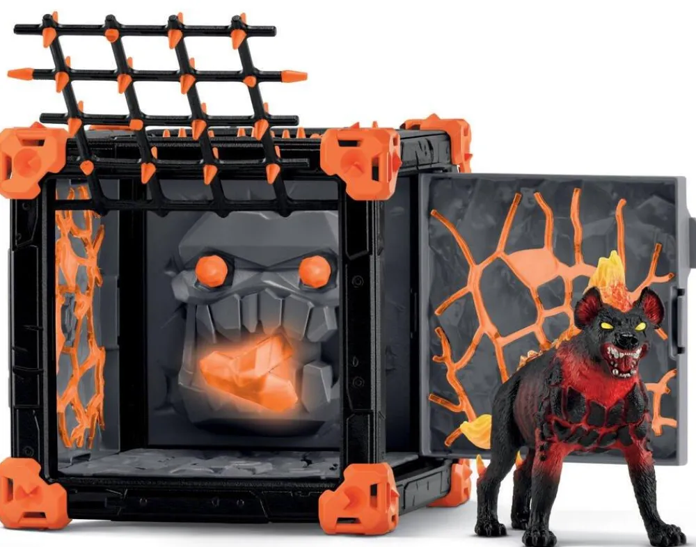 Schleich Battlecave hyène de lave - Eldrador^ Les Monstres, Les Robots Et La Science-Fiction