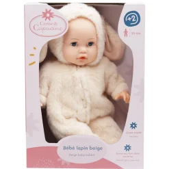 Cerise & Capucine Bébé lapin beige - poupon 35 cm^ Poupons Classiques