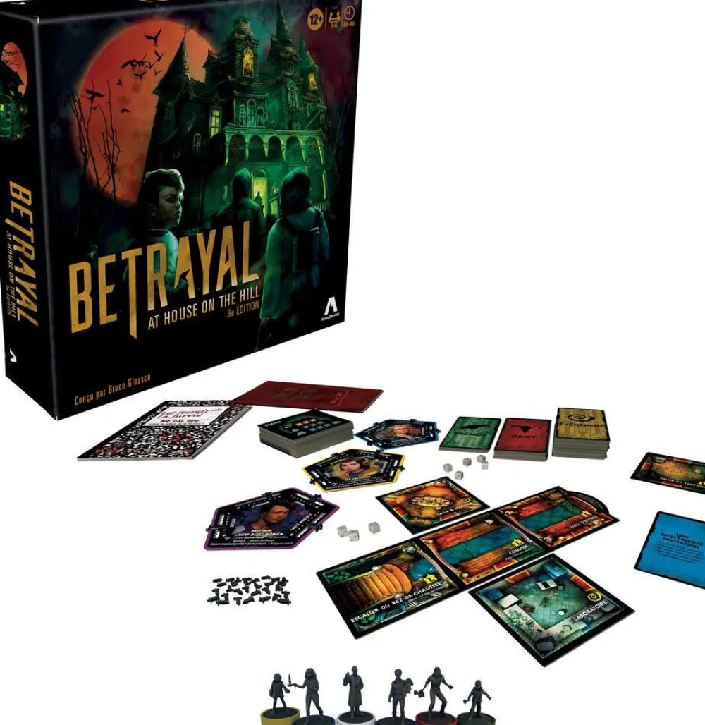 Hasbro Gaming Betrayal At House On The Hill" - 3e Édition^ Jeux De Stratégie Et De Réflexion