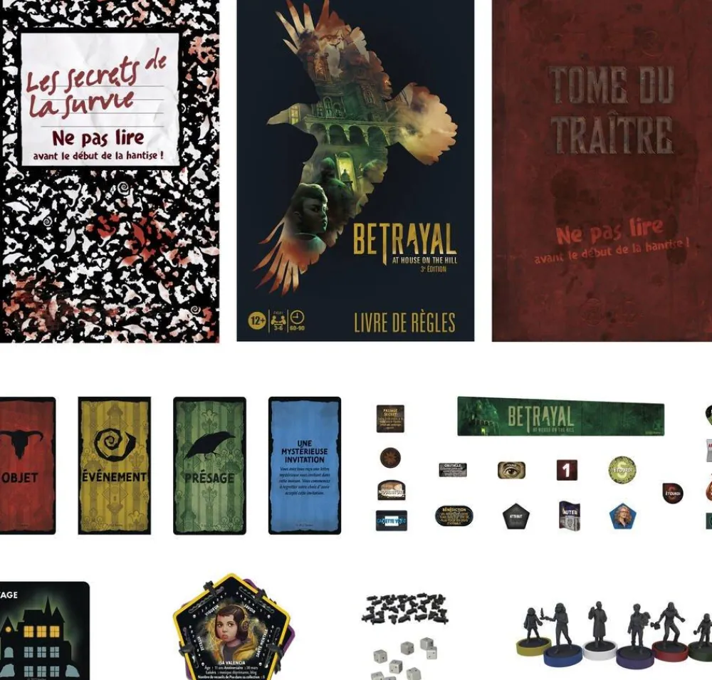 Hasbro Gaming Betrayal At House On The Hill" - 3e Édition^ Jeux De Stratégie Et De Réflexion