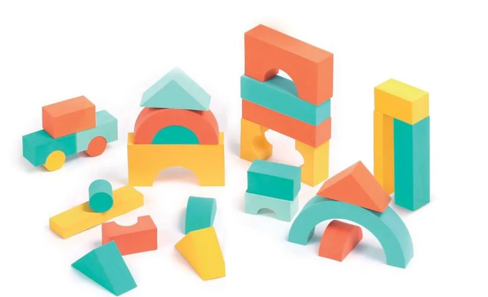 Ludi Blocs De Construction En Mousse^ Jouets À Encastrer Et À Empiler