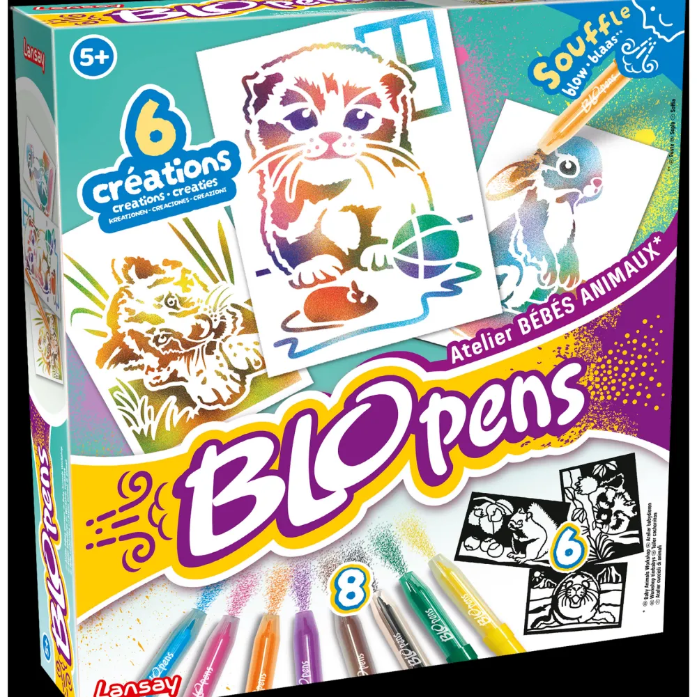 Lansay Blopens Atelier des bébés animaux^ Dessin