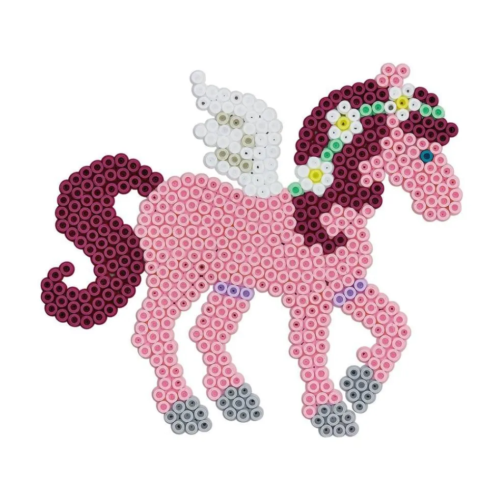 Hama Boîte Midi - 2000 Perles Modèle Chevaux Fantastiques^ Perles, Bijoux Et Perles À Repasser