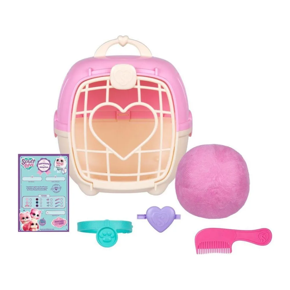 Moose Boule de poils rose - Scruff a luvs^ Peluches Animaux