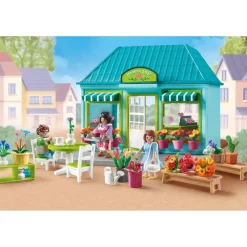 Playmobil Boutique de fleuriste et salon de thé MY LIFE 71807^ La Ville, La Police Et Les Secours