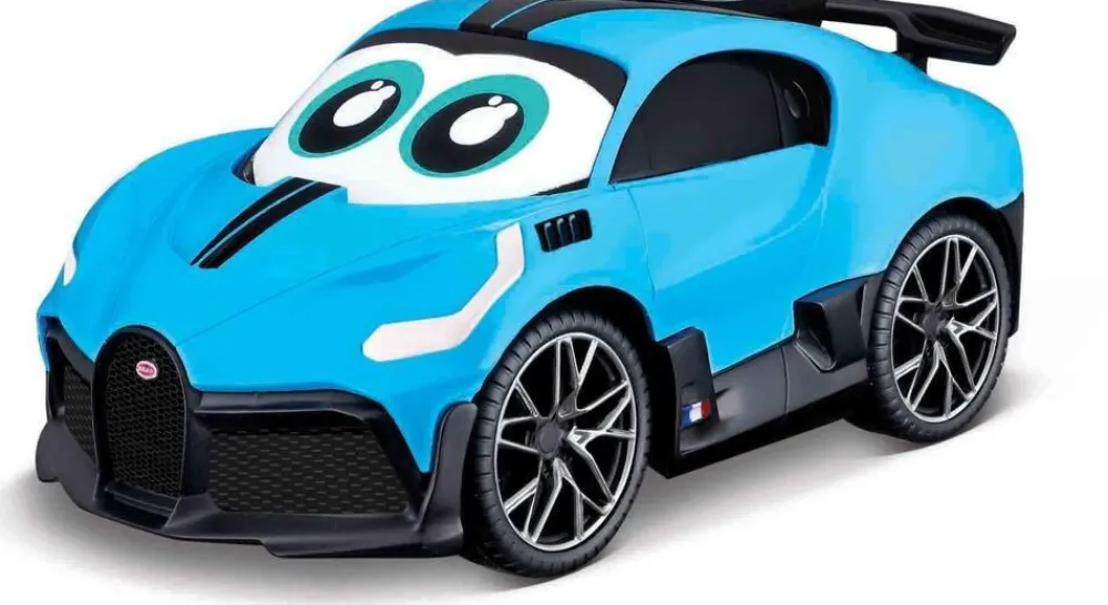 Varta Bugatti Junior Divo First radiocommanée bleue^ Voitures Radiocommandées