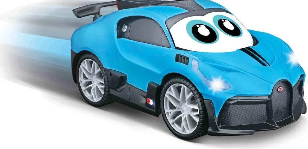 Varta Bugatti Junior Divo First radiocommanée bleue^ Voitures Radiocommandées